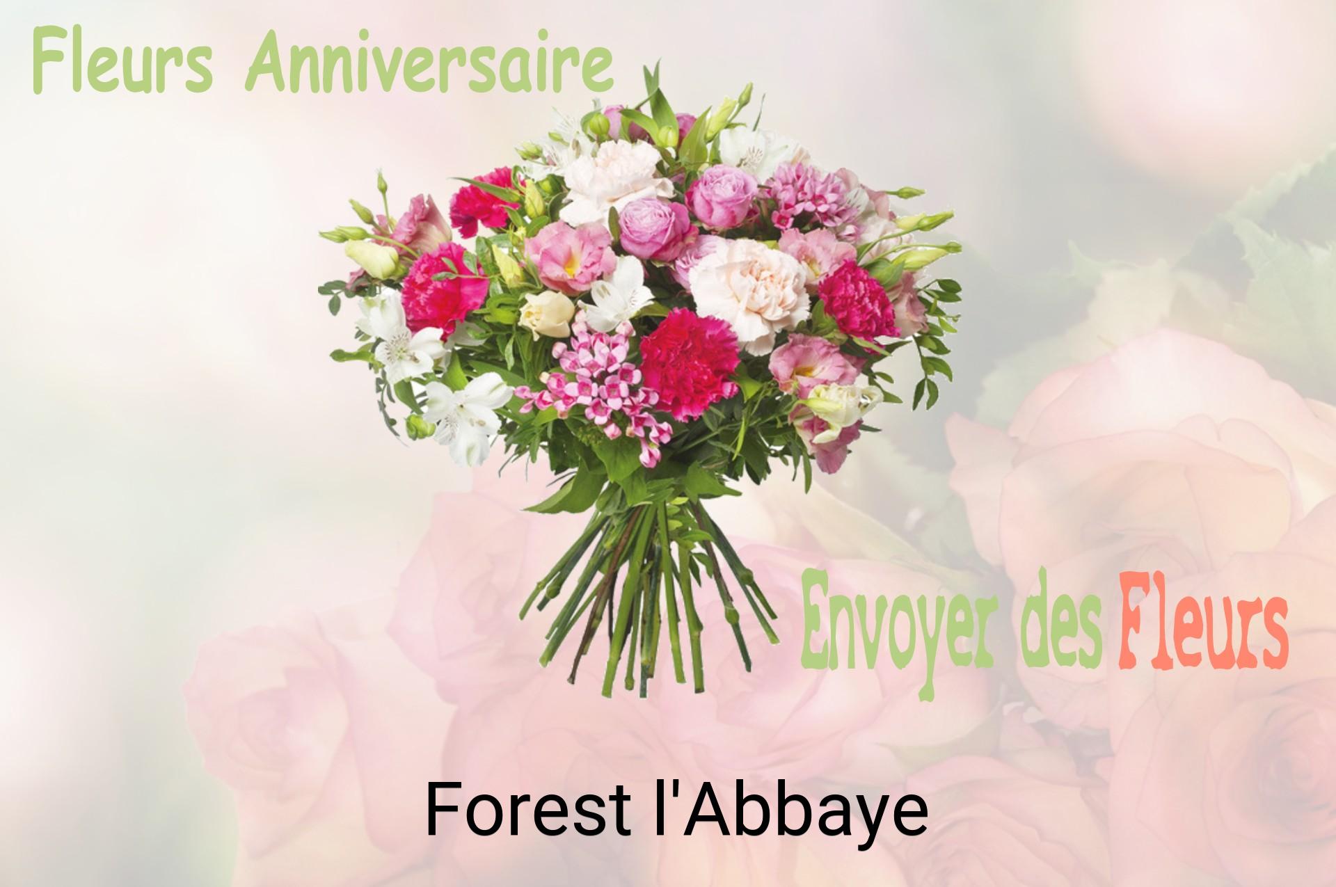 Bouquet de fleurs d’anniversaire livré à Forest-l'Abbaye