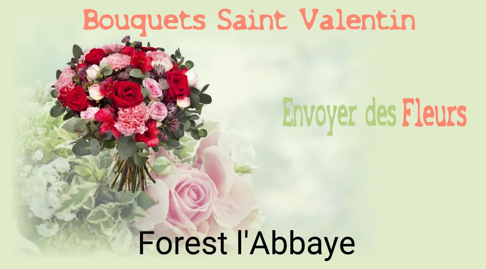 Roses de Saint-Valentin livrées à Forest-l'Abbaye